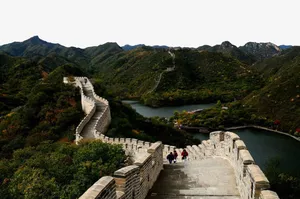北京怀柔黄花城水长城风景免抠