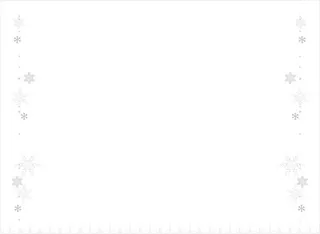 简约雪花装饰线条边框免抠