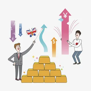 捧着箭头的白领男免抠