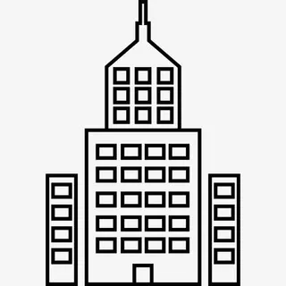 城市高层建筑图标免抠