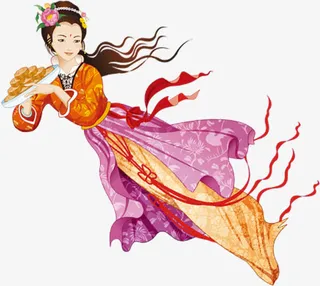 嫦娥奔月飞升仙女免抠