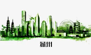 建筑剪影图片免抠