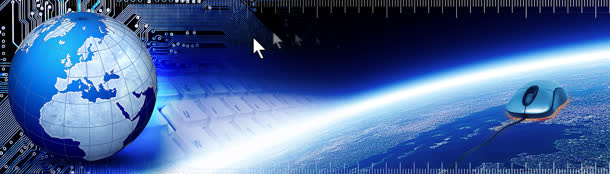 科技地球互联网背景banner