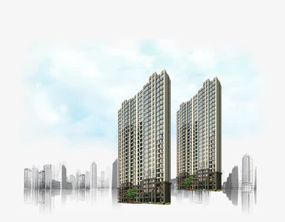 房地产易拉宝免抠