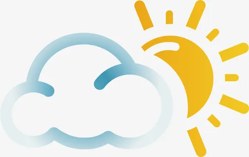 明媚天气设计图标免抠