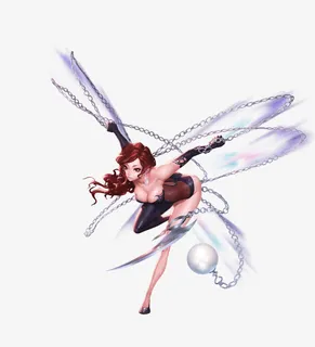 武艺高超手绘美女人物免抠