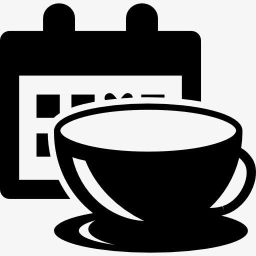 茶话会活动日期图标免抠