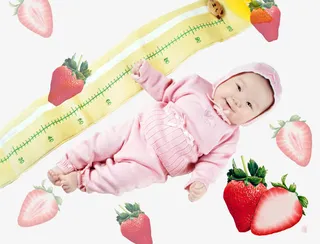 躺着的婴儿免抠