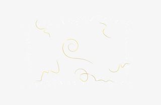 带框彩带效果免抠