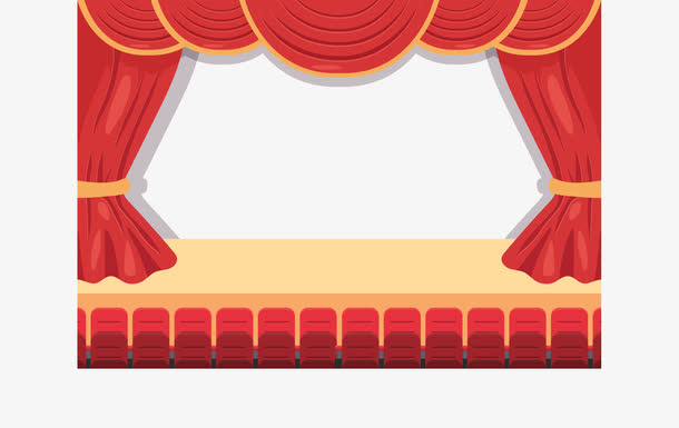 年会表演大舞台免抠