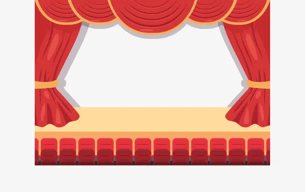 年会表演大舞台免抠