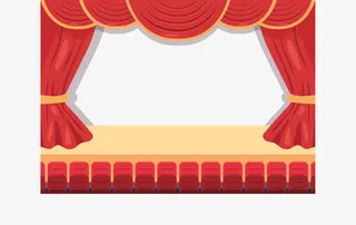 年会表演大舞台免抠