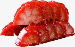 糯米桂花蒸藕片免抠