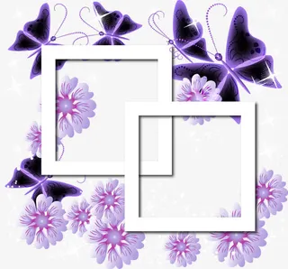 双人头像外框免抠