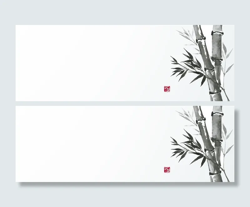 中国风竹子背景图高清