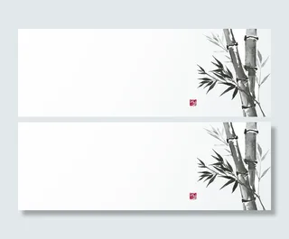中国风竹子背景图高清