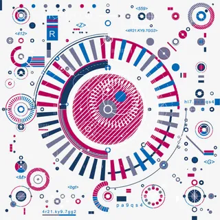 漂浮科技各式圆环免抠