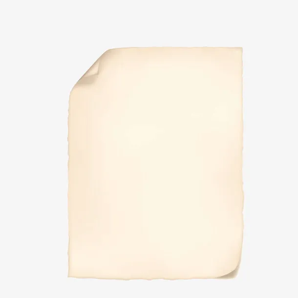 简约破旧矢量牛皮信纸免抠