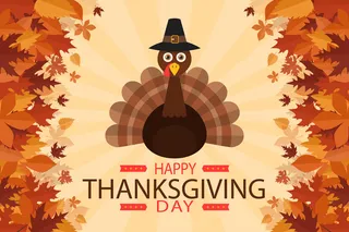 感恩节火鸡海报高清