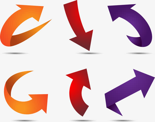 矢量手绘箭头免抠