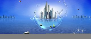 金融财经商务banner背景高清