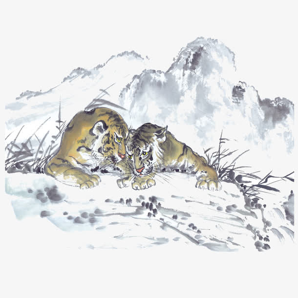 老虎免抠