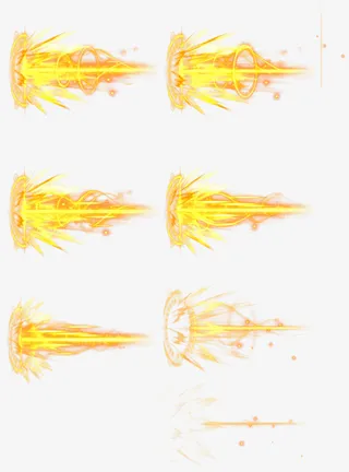 爆炸升级游戏特效免抠