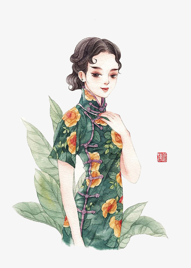 古风女孩免抠