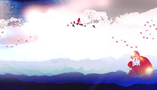 母亲节创意温馨海报背景图高清