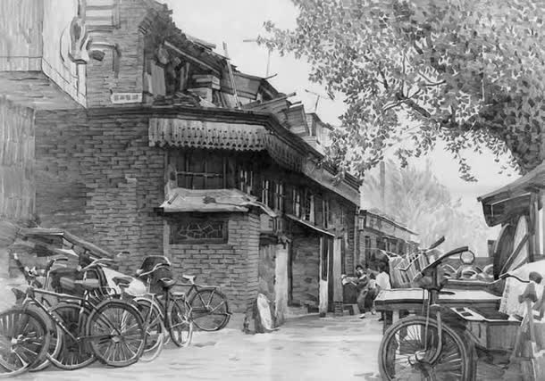 老北京胡同免抠