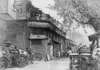 老北京胡同免抠