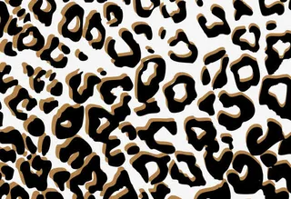 矢量豹纹图案免抠