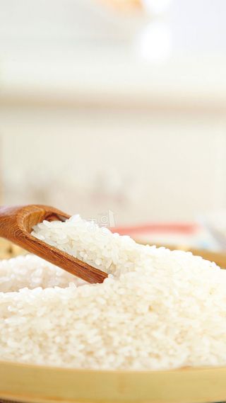 大米珍惜粮食公益广告H5背景高清