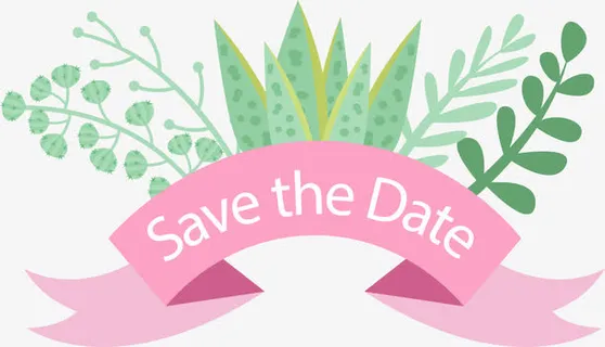 彩绘婚礼花门免抠