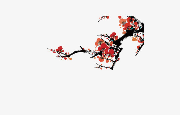 中国风梅花免抠