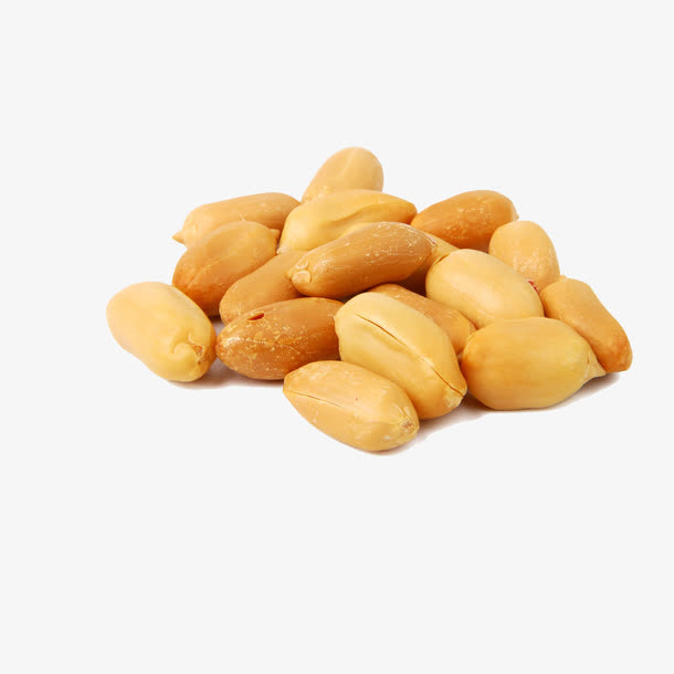 一堆剥开的花生仁免抠