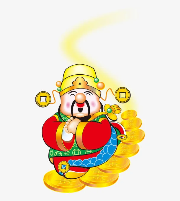 财神爷素材免抠