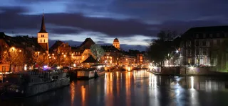 城市夜景海报素材高清