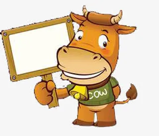 卡通可爱牛免抠