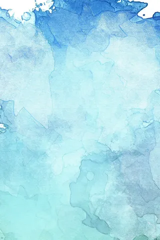 蓝色水彩渐变壁纸免抠