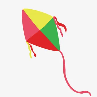 扁平化风筝免抠