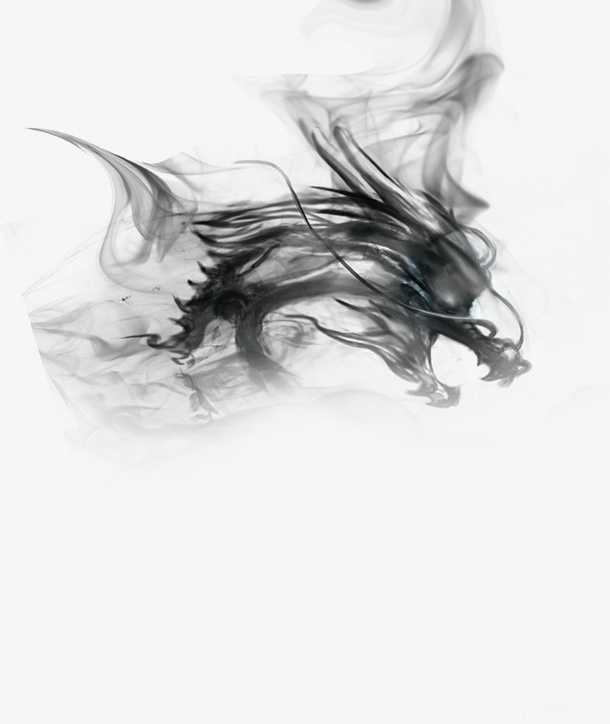 水墨画黑色素材图免抠