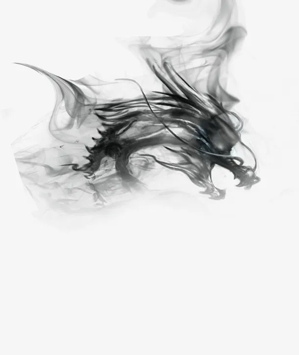 水墨画黑色素材图免抠