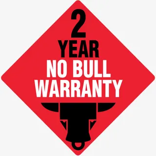 简约红色方形2年质保标志免抠免抠