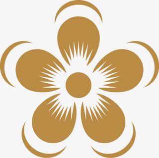 剪纸 小花 素材免抠