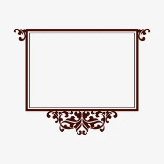 边框纹理  古风免抠