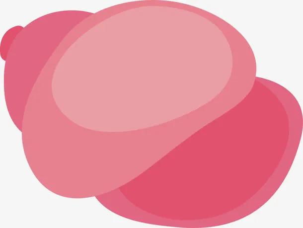红色蜗牛矢量图免抠