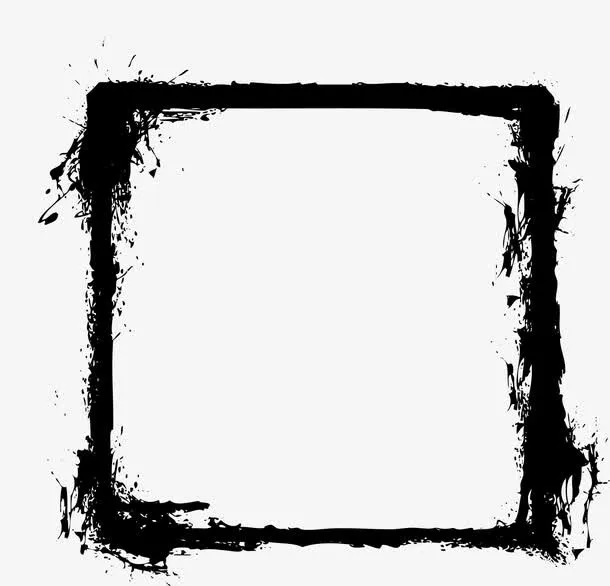 手绘方框横向免费下载免抠