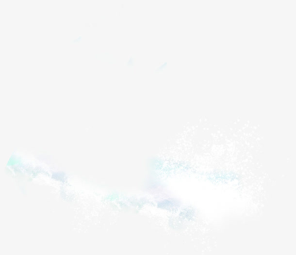 夏日蓝色水花免抠