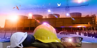 工地安全施工安全宣传海报背景素材高清